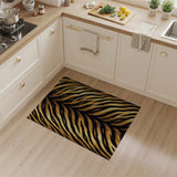Fierce Tiger Stripe Orange Area Rug