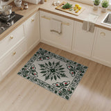 Ornate Holly Berry Persian Border Rug
