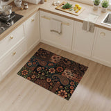 Ornate Paisley Floral Patchwork Area Rug