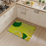 Sunny Lemon Fruit Yellow Area Rug