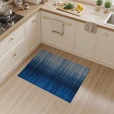 Blue Ombre Geometric Area Rug