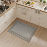 Beige Coastal Border Area Rug