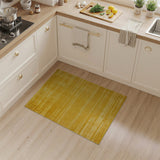Modern Yellow Geometric Striped Area Rug