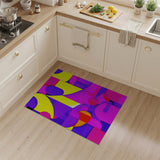 Bold Multi-Color Geometric Abstract Area Rug