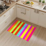 Vibrant Striped Multi-Color Area Rug