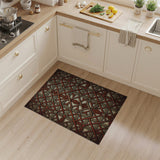 Red Heritage Tribal Interlace Area Rug