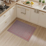Pink Traditional Persian Blush Pink Persian Area Rug