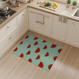 Watermelon Fruit Pattern Watermelon Slices Fruit Pattern Area Rug