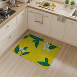 Sunny Yellow Jasmine Bloom Area Rug
