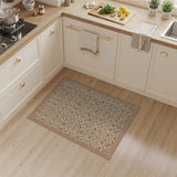 Cream Terracotta Floral Persian Rug