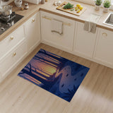 Twilight Forest Path Area Rug