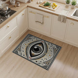 Mystical All-Seeing Eye Heritage Tribal Rug