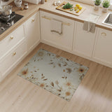 Beige and Neutral Floral Vintage Beige Floral Vintage Area Rug