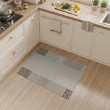 Beige Neutral Vertical Striped Woven Area Rug