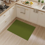 Olive Green Solid Area Rug