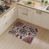 Whimsical Pink Ballet Pointe Shoes Tutu Rug