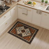 Terracotta Black Ivory Southwestern Area Rug