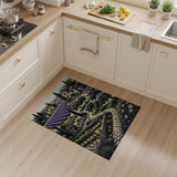 Provence Lavender Fields Rustic Farmhouse Rug