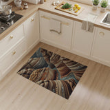 Layered Canyon River Southwestern Rug