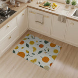 Multi-color and Patterns Vibrant Citrus Fruit Medley Area Rug