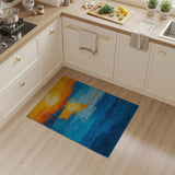 Abstract Sunset Horizon Area Rug