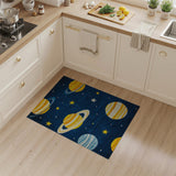 Starry Planets Solar System Kids Area Rug