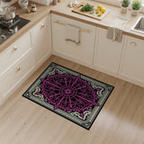 Pink Ornate Pink Mandala Area Rug