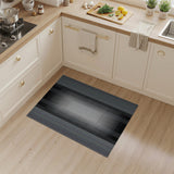 Black White Halftone Geometric Black and White Area Rug