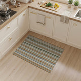 Modern Vertical Stripe Multi-Color Area Rug