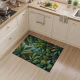 Lush Jungle Foliage Area Rug