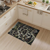 Vineyard Harvest Rustic Village Area Rug