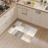 Geometric Modern Beige Geometric Area Rug