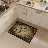 Whimsical Butterfly Meadow Area Rug
