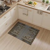 Leopard Spot Brown Tan Area Rug