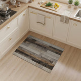 Rustic Barnwood Plank Area Rug
