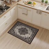 Traditional Persian Beige and Neutral Elegant Beige Persian Medallion Area Rug