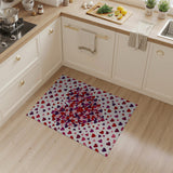 Scattered Hearts Multi-Color Area Rug