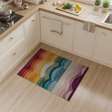 Rainbow Wave Horizon Multi-Color Area Rug