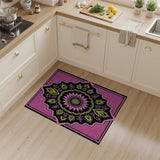 Pink Mandala Sun Area Rug
