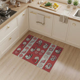 Playful Watermelon Seashell Hug Area Rug