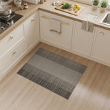 Brown and Tan Geometric Striped Brown Tan Area Rug