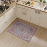 Traditional Persian Pink Blush Pink Traditional Persian Area Rug