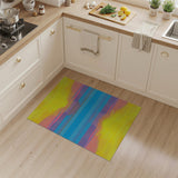 Multi-color and Patterns Geometric Modern Vibrant Multi-Color Striped Geometric Area Rug