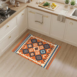 Bold Orange Bold Orange Southwestern Geometric Area Rug