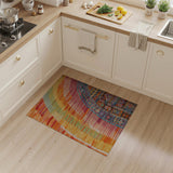 Vibrant Multi-Color Woven Tribal Rug