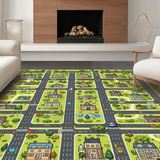 Engaging Whimsical Urban Scene(Gray)