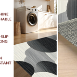 Trendy Fluid Geometric Arrangement(Gray)