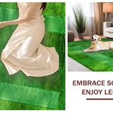 Bold Modern Turf Patterned Appeal(Green)