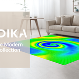 Dynamic Colorful Spiral Illusion(Blue)