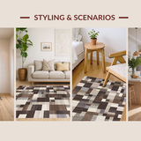 Elegant Lattice Motif with Depth(Beige)